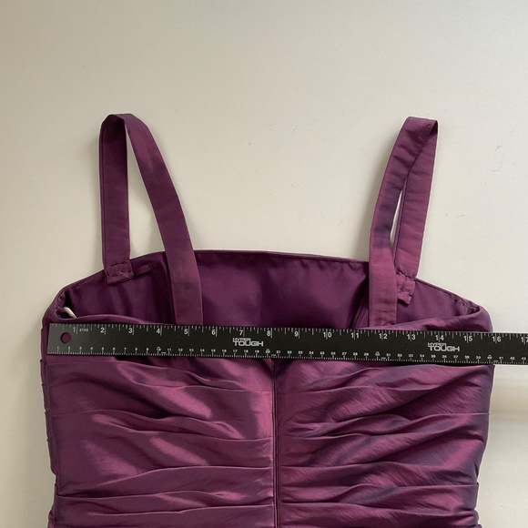 Jade By Jasmine Formal Dress Sz10 Purple Maxi Flare Bridesmaid Evening Gown Prom - Picture 7 of 13